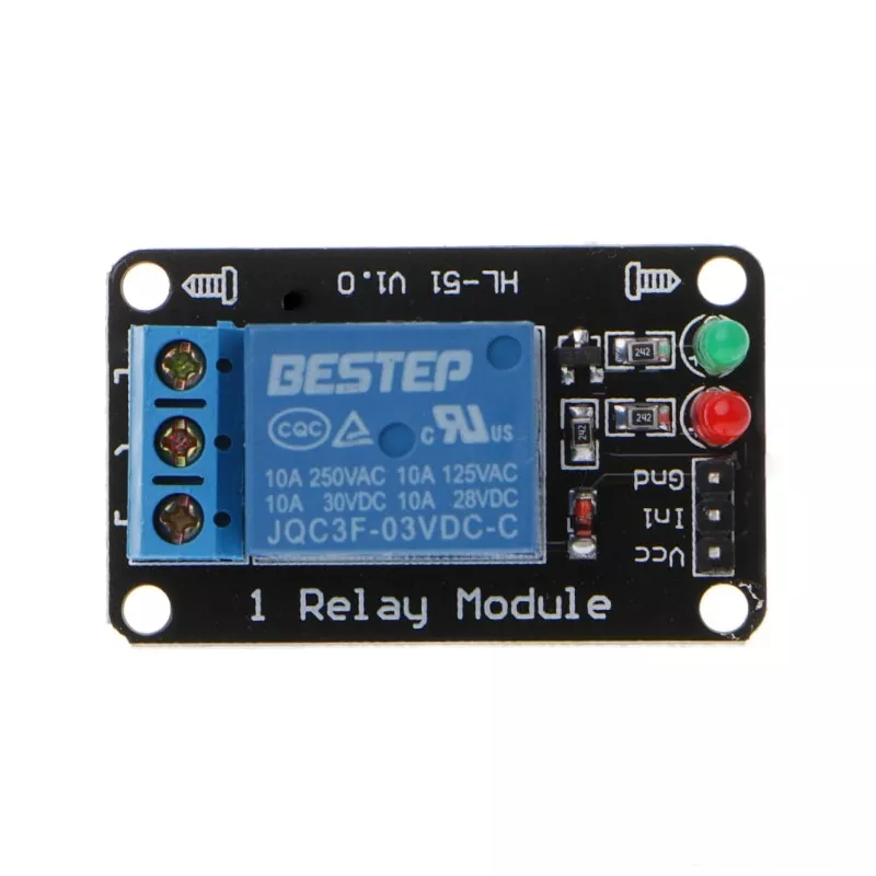 5V 1 channel relay module with optocoupler